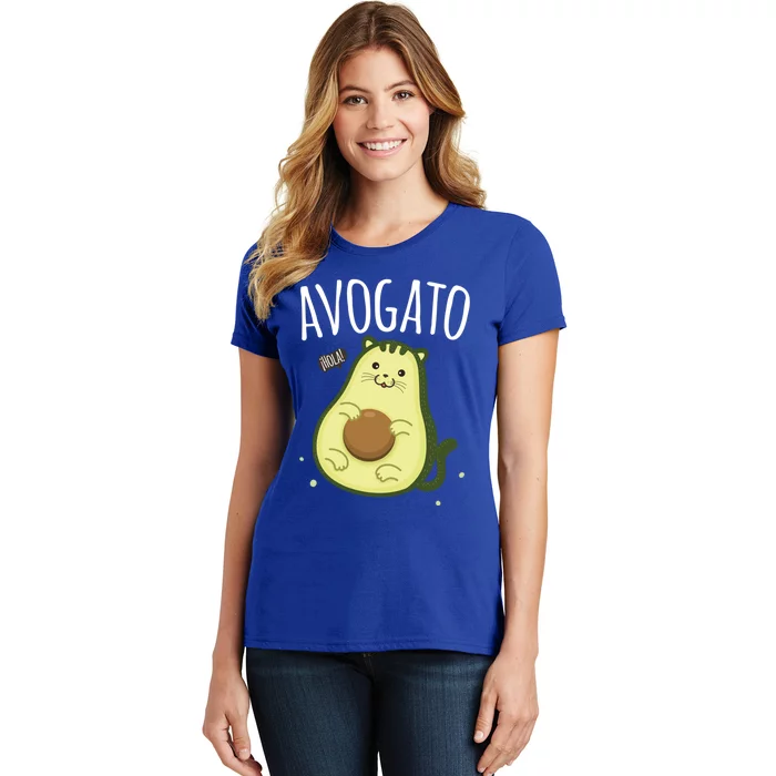 Cute Avogato Says ¡Hola! Cool Gift Women's T-Shirt