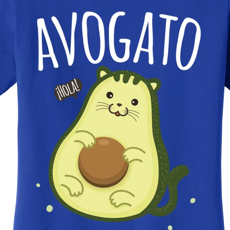 Cute Avogato Says ¡Hola! Cool Gift Women's T-Shirt