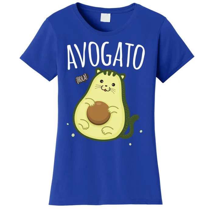 Cute Avogato Says ¡Hola! Cool Gift Women's T-Shirt