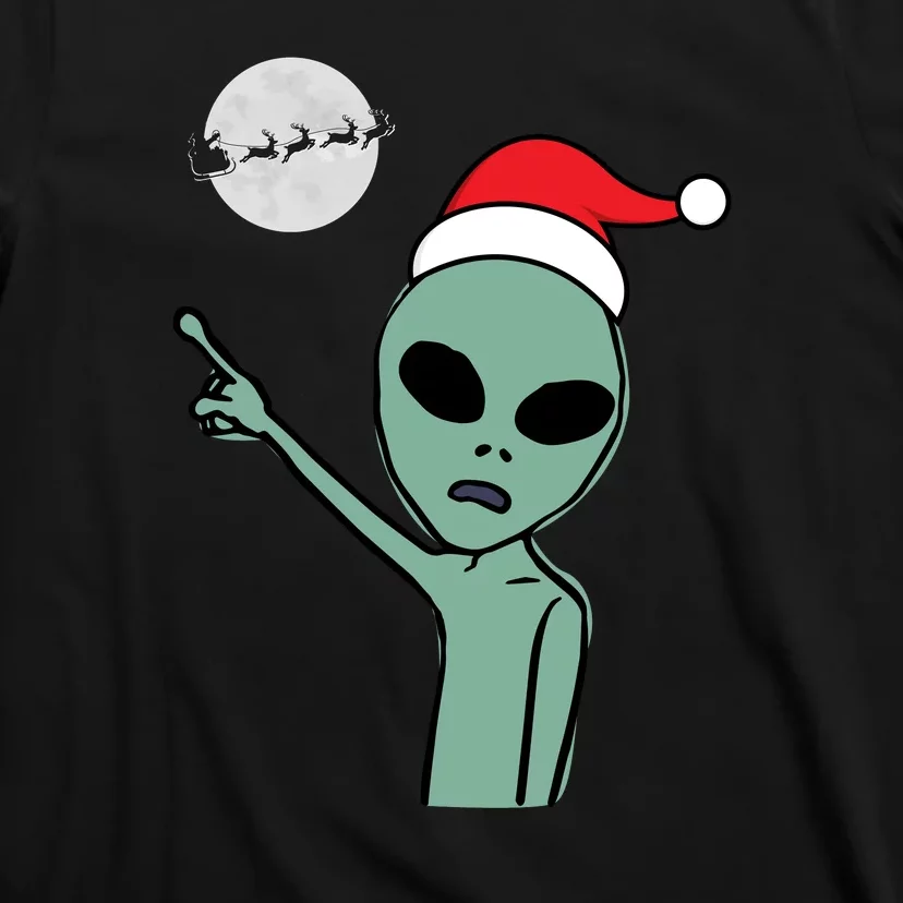 Cute Alien Santa Claus T-Shirt