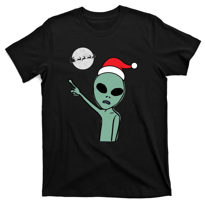 Cute Alien Santa Claus T-Shirt