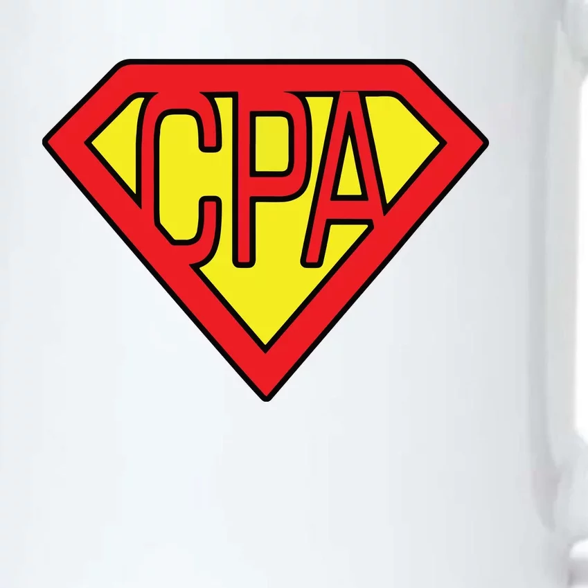 CPA Accountant Superhero T Black Color Changing Mug