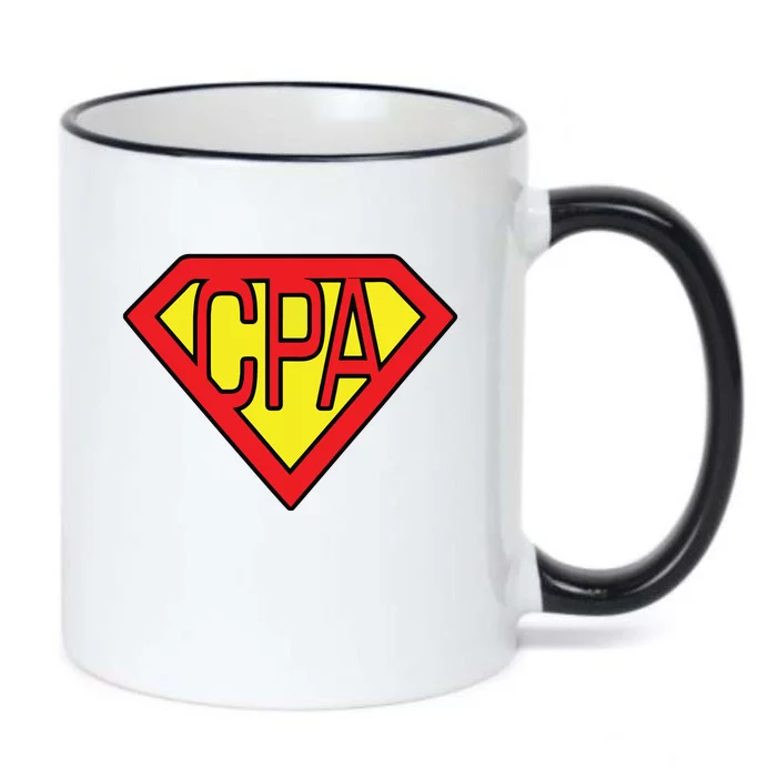 CPA Accountant Superhero T Black Color Changing Mug