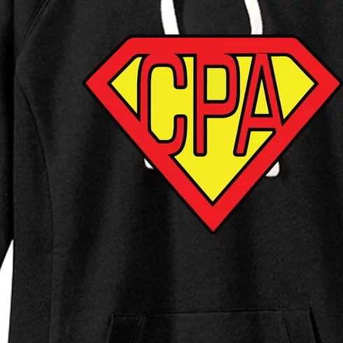 CPA Accountant Superhero T Women's Fleece Hoodie