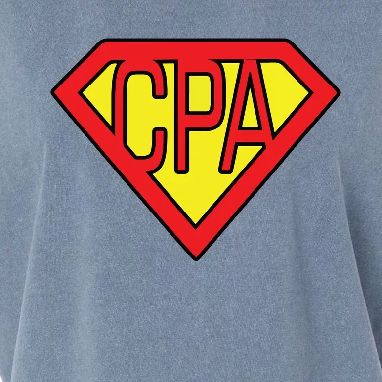 CPA Accountant Superhero T Garment-Dyed Women's Muscle Tee