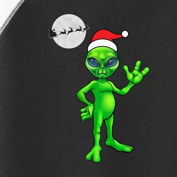 Cute Alien Santa Claus Toddler Fine Jersey T-Shirt