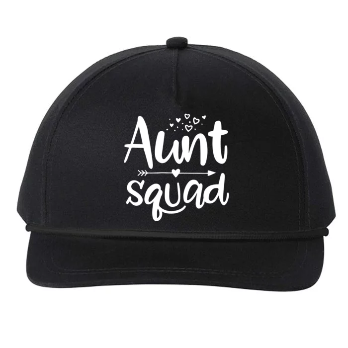 Cute Aunt Squad Great Gift Auntie Gift Snapback Five-Panel Rope Hat