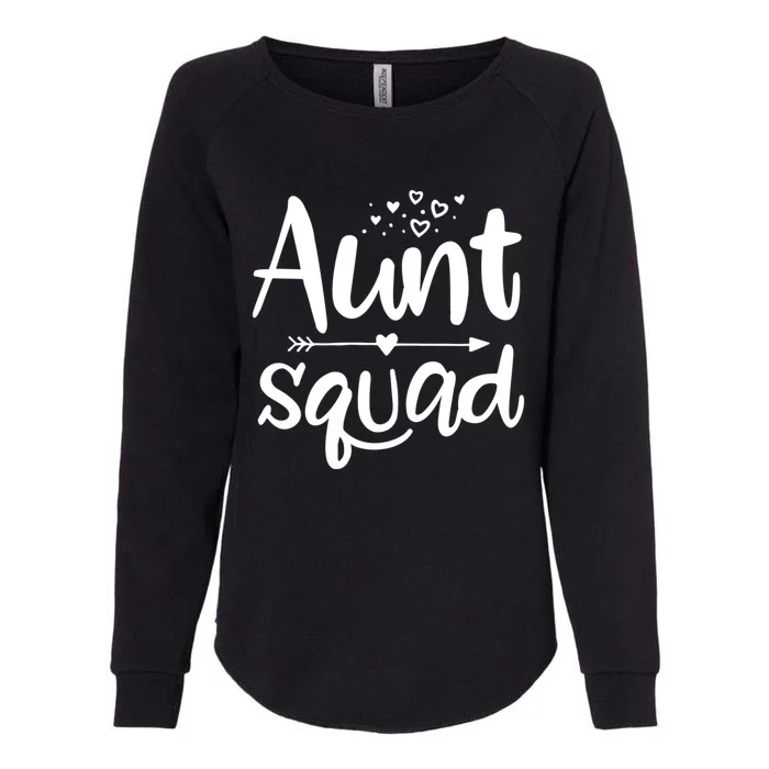 Cute Aunt Squad Great Gift Auntie Gift Womens California Wash Sweatshirt