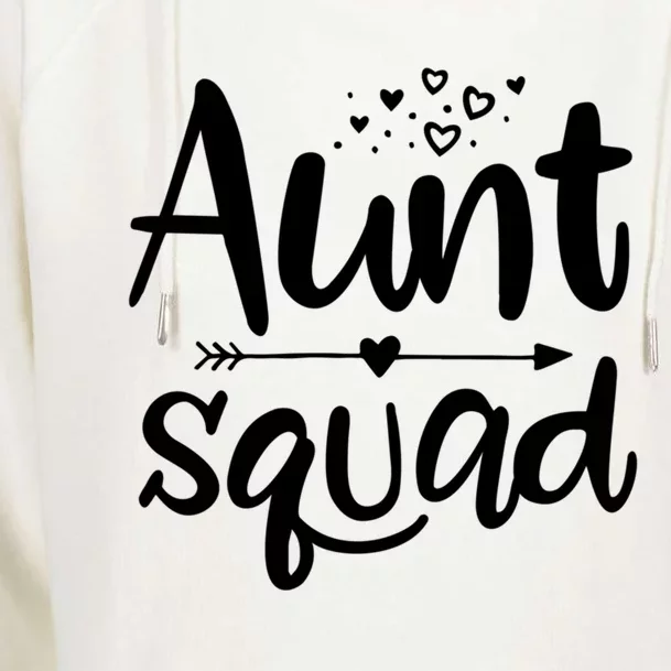 Cute Aunt Squad Great Gift Auntie Gift Womens Funnel Neck Pullover Hood