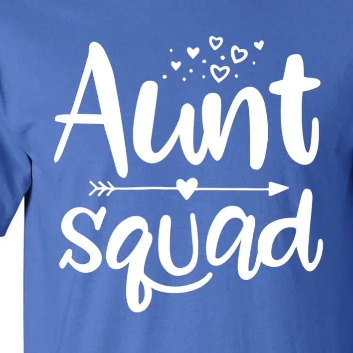 Cute Aunt Squad Great Gift Auntie Gift Tall T-Shirt