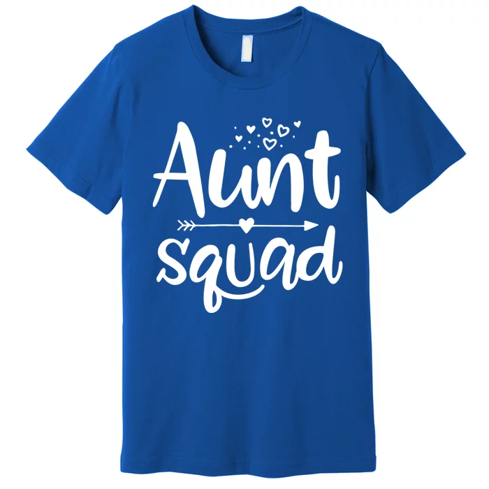 Cute Aunt Squad Great Gift Auntie Gift Premium T-Shirt