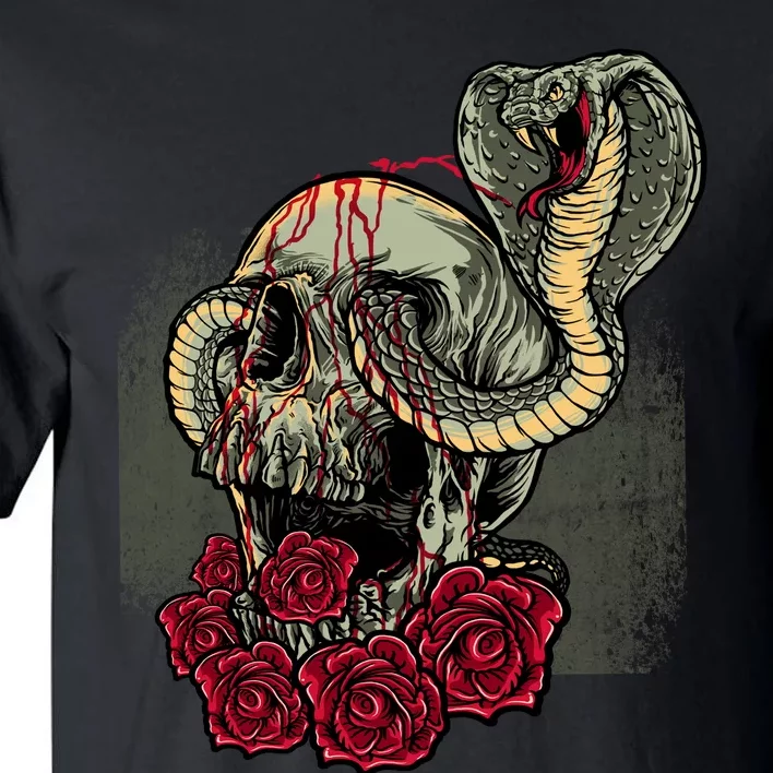 Cobra And Skull Tall T-Shirt