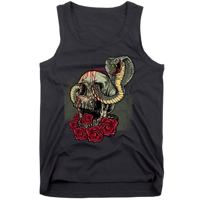 Cobra And Skull Tank Top