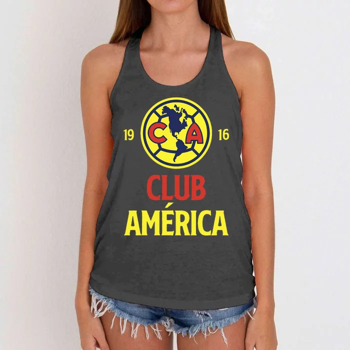 Club America Score Big With Our Exclusive Women's Knotted Racerback Tank