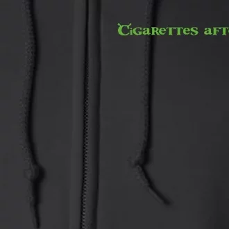 Cigarettes After Shrex Funny Ogre Slogan Full Zip Hoodie