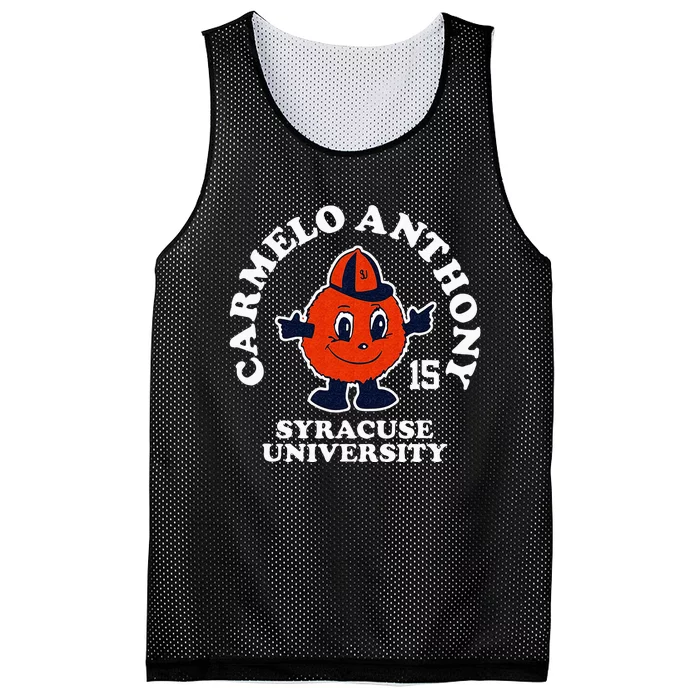 Carmelo Anthony Syracuse Orange Basketball Retrofit Mesh Reversible Basketball Jersey Tank