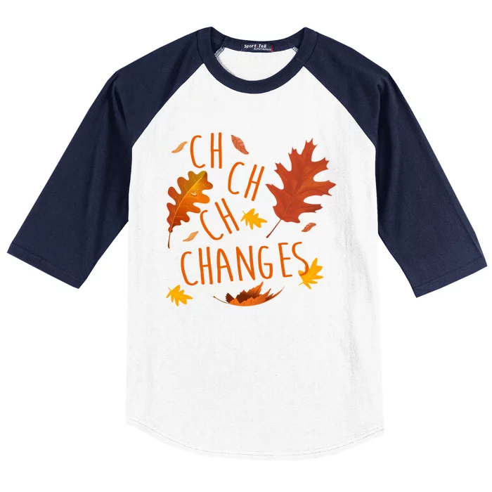 Changes Autumn Season Baseball Sleeve Shirt