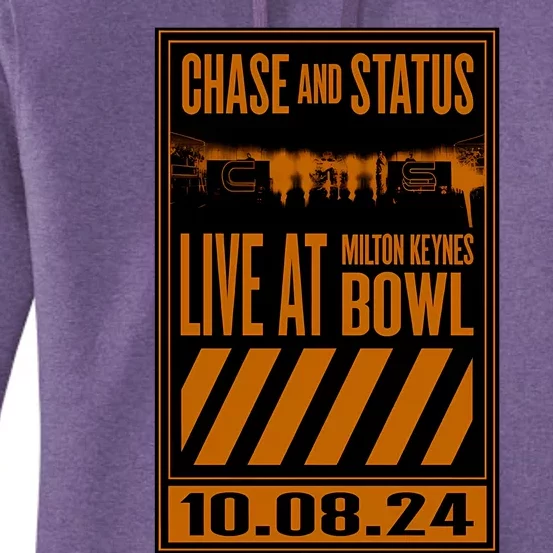 Chase And Status Aug 10 2024 The National Bowl In Milton Keynes Uk Poster Women's Pullover Hoodie