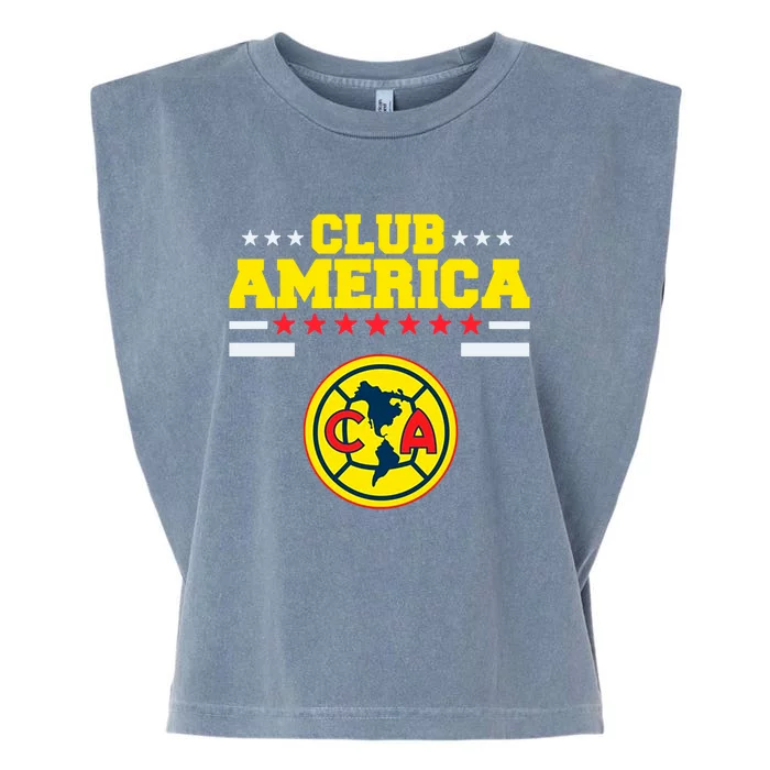 Club America Score Big With Our Exclusive Collection Garment-Dyed Women's Muscle Tee