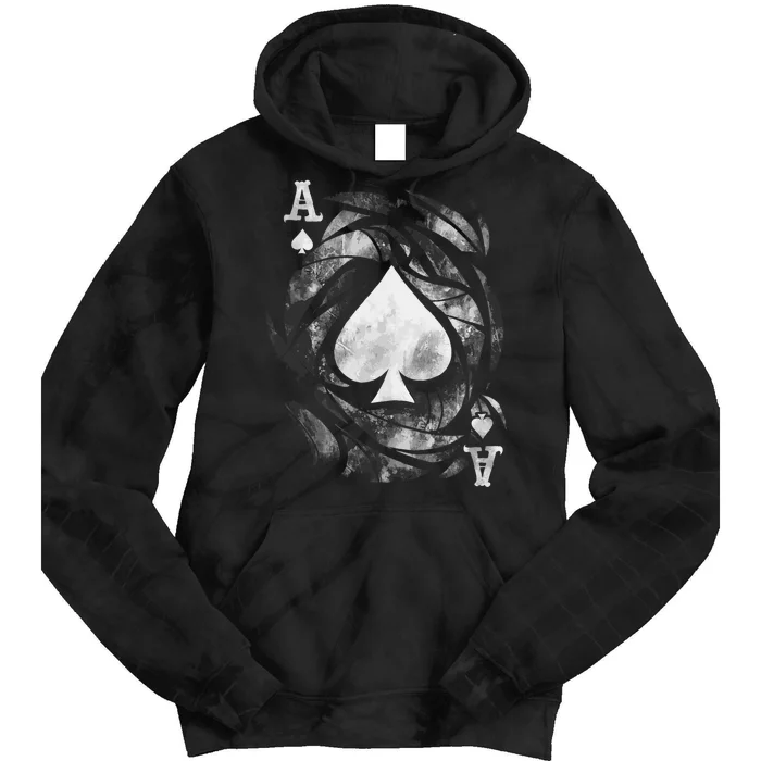 Card Ace Spades Play Playing Tie Dye Hoodie