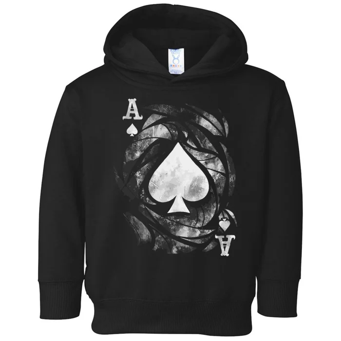 Card Ace Spades Play Playing Toddler Hoodie