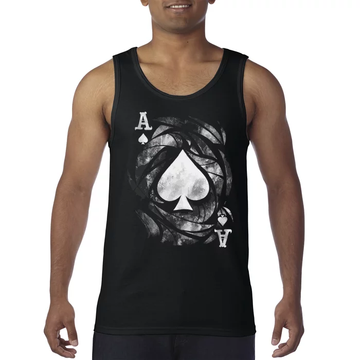 Card Ace Spades Play Playing Tank Top