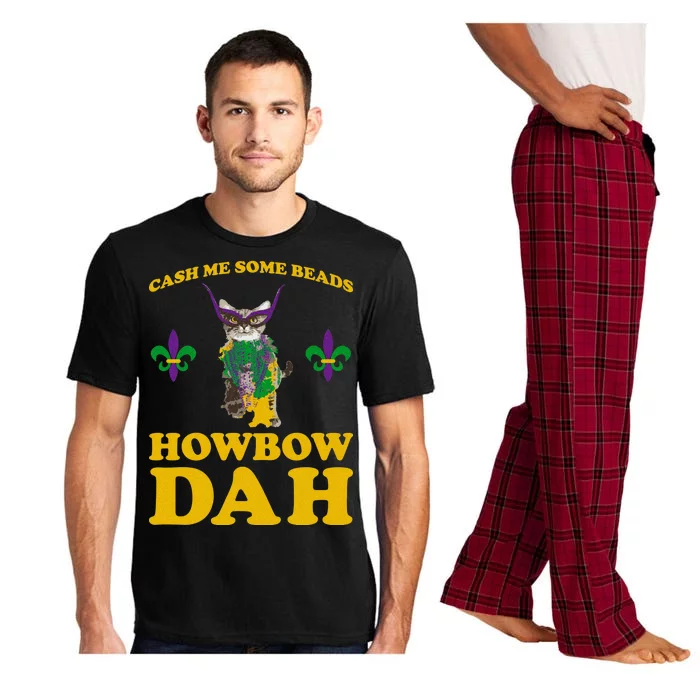 Cash Me Some Beads Howbow Dah Mardi Gras Pajama Set