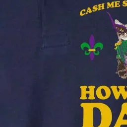 Cash Me Some Beads Howbow Dah Mardi Gras Softstyle Adult Sport Polo