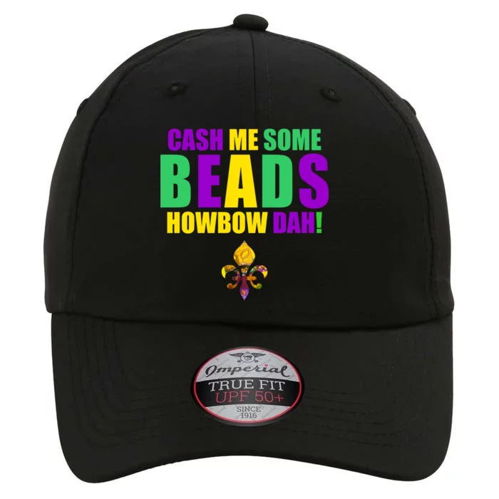 Cash Me Some Beads Howbow Dah! Mardi Gras New Orleans The Original Performance Cap