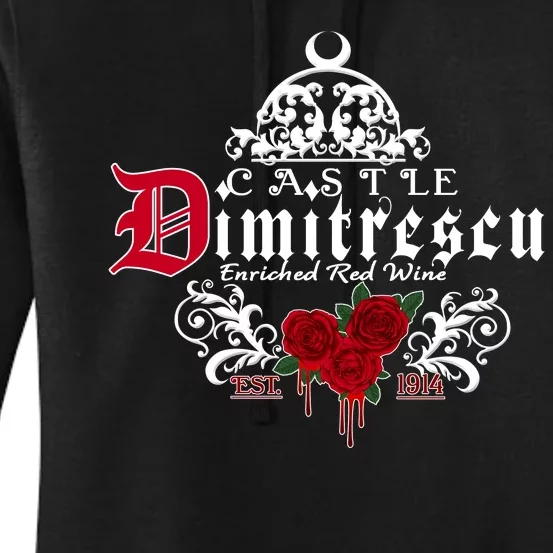 Castle Dimitrescu Village Wine Est 1914 Women's Pullover Hoodie