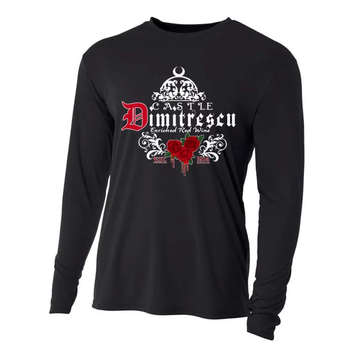 Castle Dimitrescu Village Wine Est 1914 Cooling Performance Long Sleeve Crew