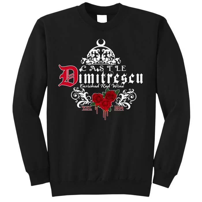 Castle Dimitrescu Village Wine Est 1914 Tall Sweatshirt