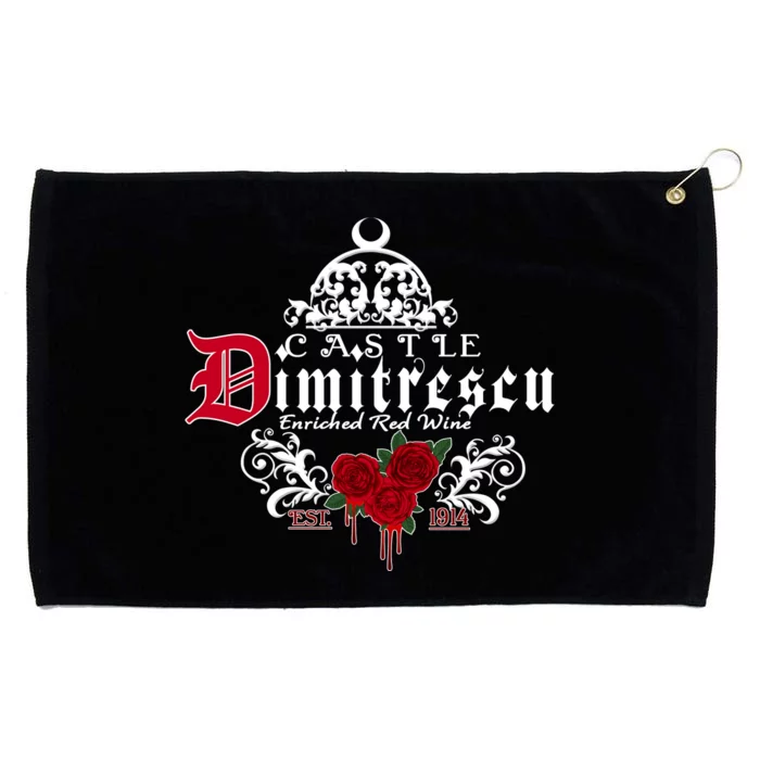 Castle Dimitrescu Village Wine Est 1914 Grommeted Golf Towel