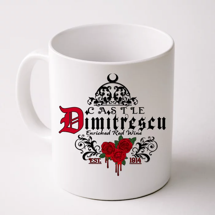 Castle Dimitrescu Village Wine Est 1914 Front & Back Coffee Mug