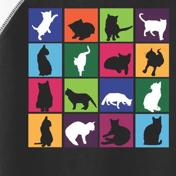 Cat Blocks Toddler Fine Jersey T-Shirt