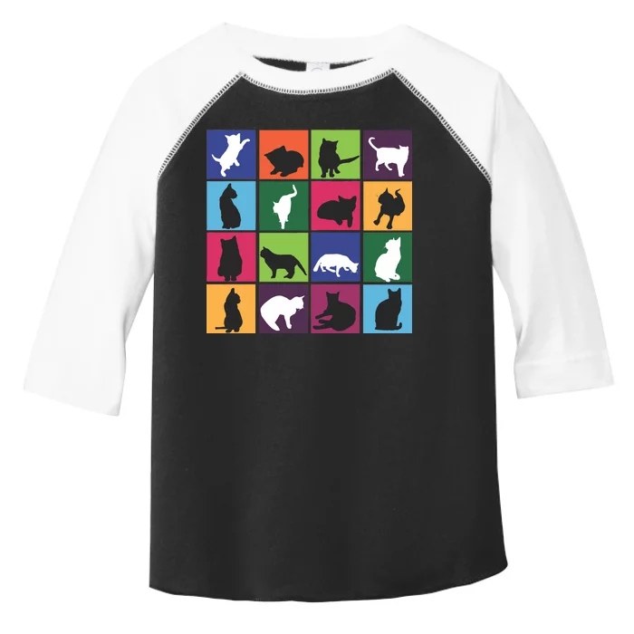 Cat Blocks Toddler Fine Jersey T-Shirt