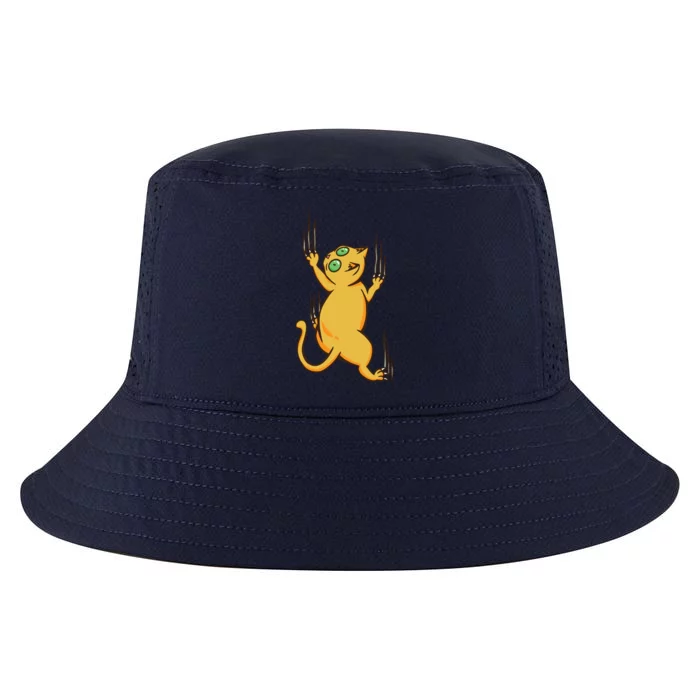 Cat Climbing Cool Comfort Performance Bucket Hat