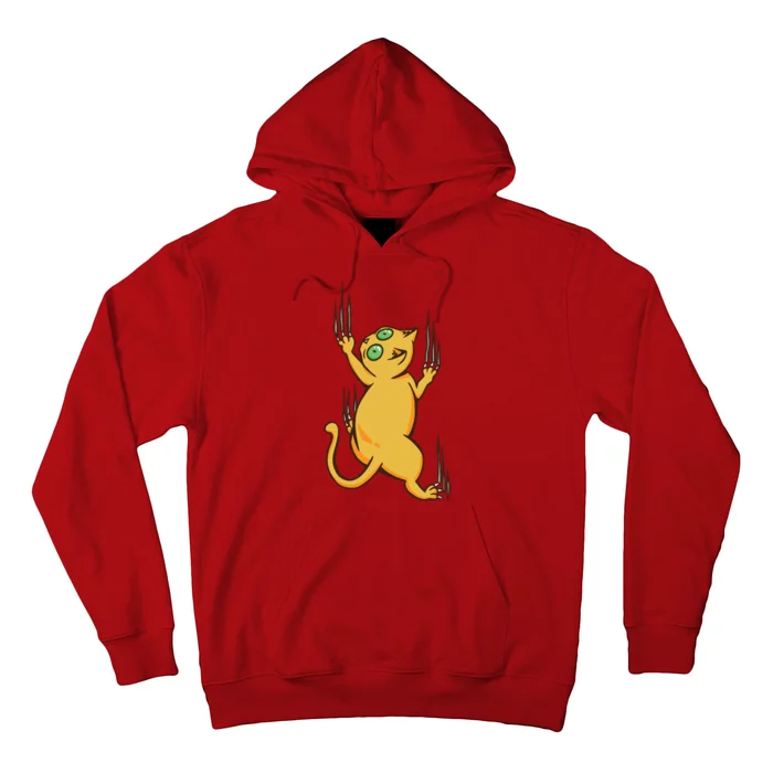 Cat Climbing Hoodie