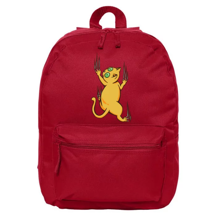 Cat Climbing 16 in Basic Backpack