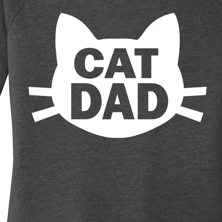 Cat Dad Women's Perfect Tri Tunic Long Sleeve Shirt