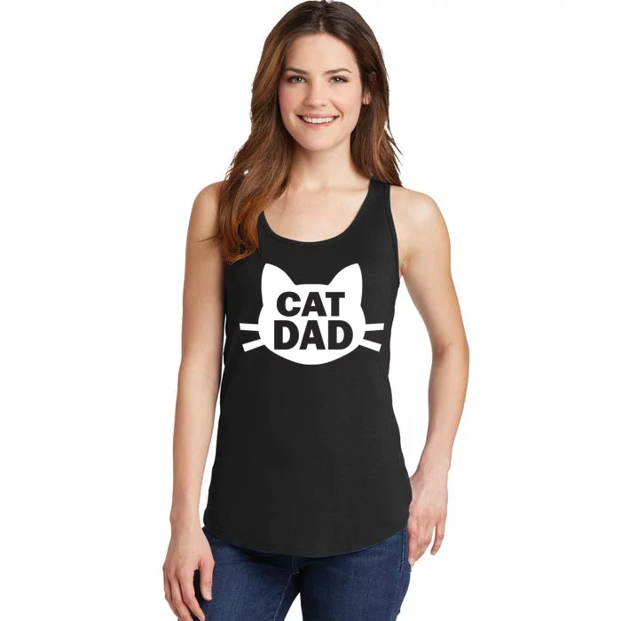 Cat Dad Ladies Essential Tank