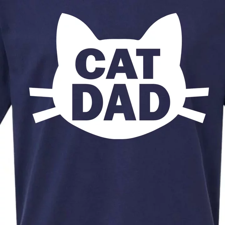 Cat Dad Sueded Cloud Jersey T-Shirt