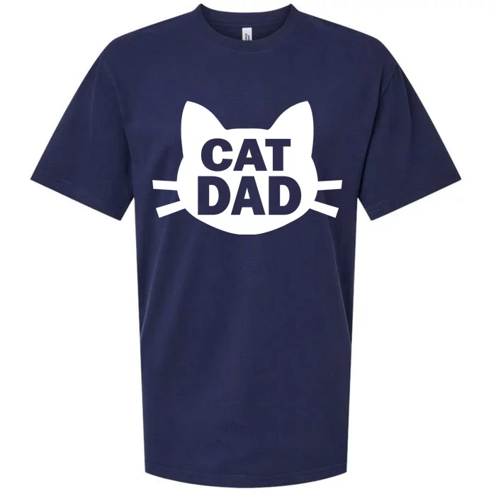 Cat Dad Sueded Cloud Jersey T-Shirt