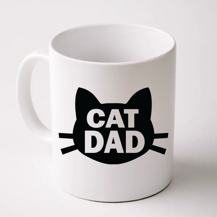 Cat Dad Front & Back Coffee Mug