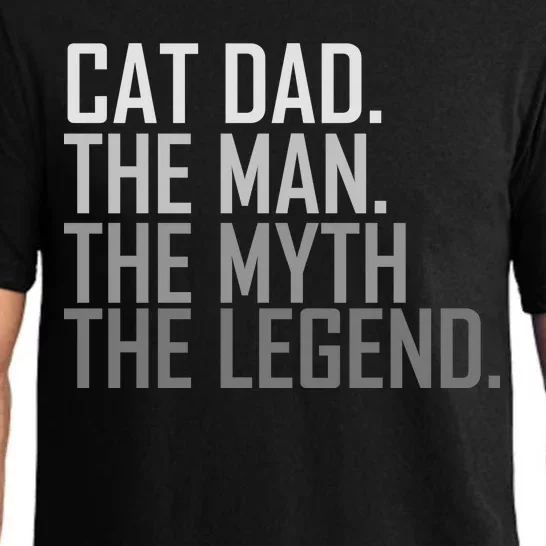 Cat Dad The Man Myth Legend Pajama Set