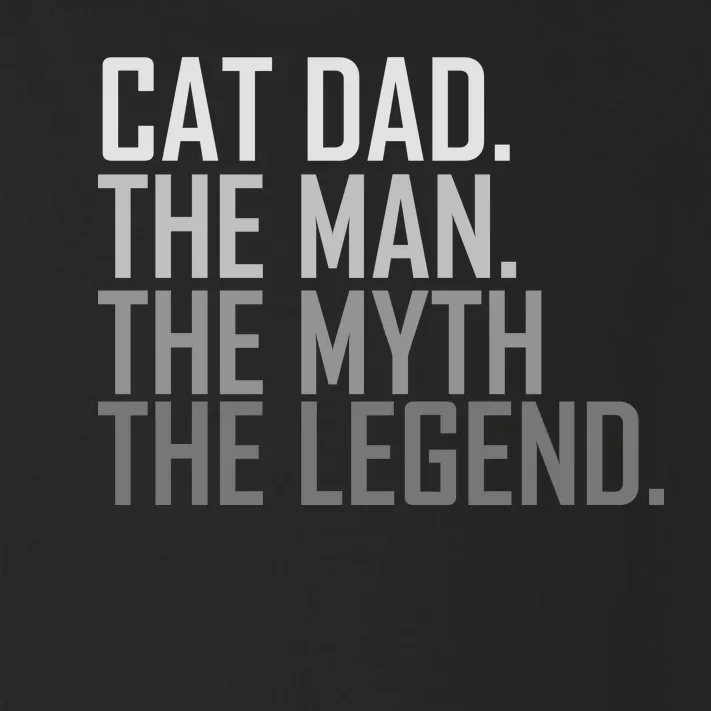 Cat Dad The Man Myth Legend Toddler Long Sleeve Shirt