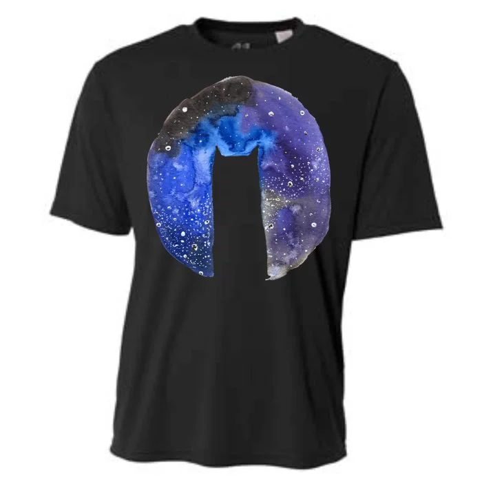 Cat Galaxy Cooling Performance Crew T-Shirt