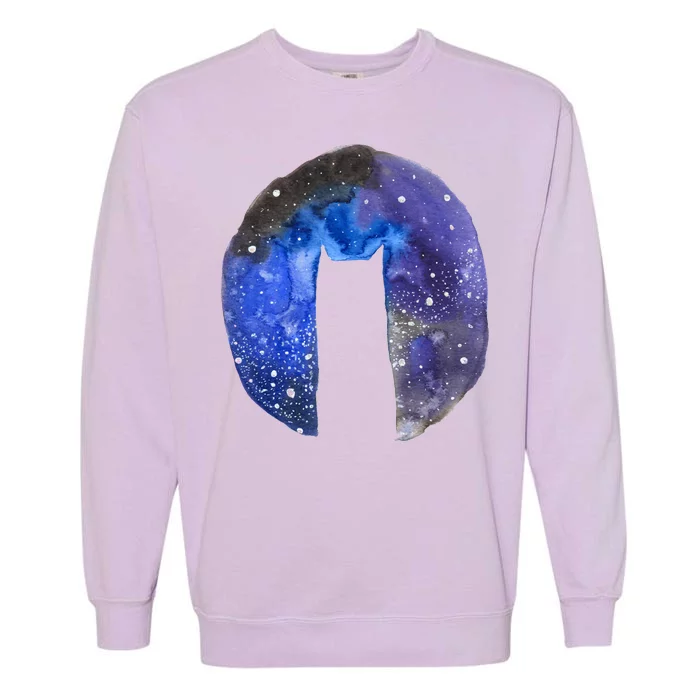 Cat Galaxy Garment-Dyed Sweatshirt