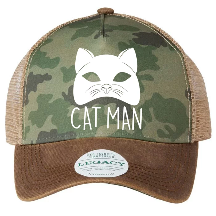 Cat Man Superhero Mask Cat Lover Fan Legacy Tie Dye Trucker Hat