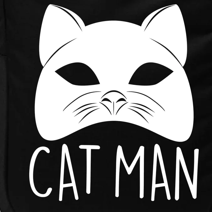 Cat Man Superhero Mask Cat Lover Fan Impact Tech Backpack